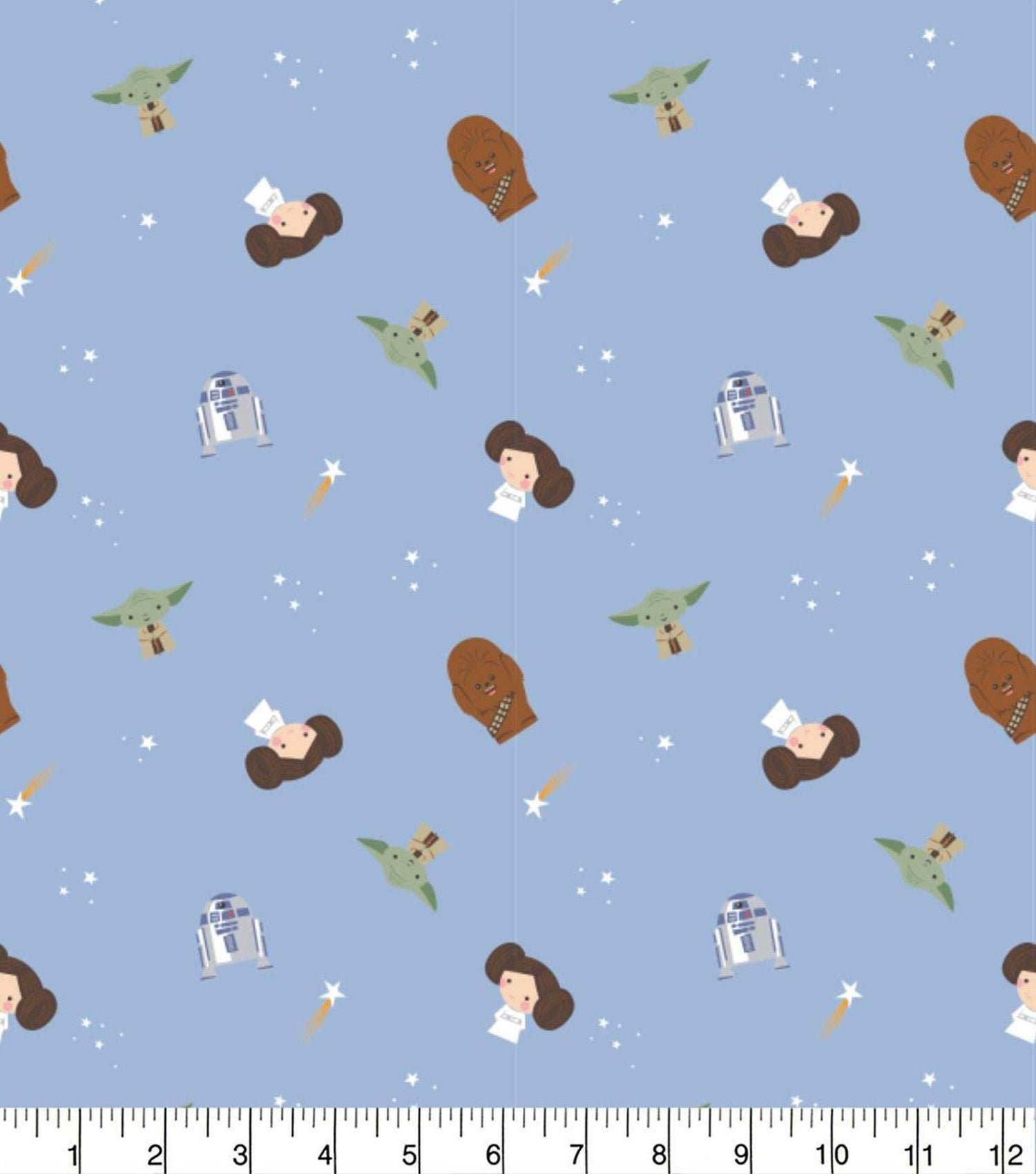 Quilting Cotton Star Wars Rebel Dreams Blue and Pink Robert Kaufman