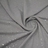 Foil Printed Stretch French Terry