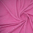 Foil Printed Stretch French Terry