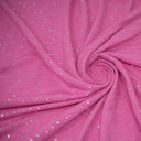 Foil Printed Stretch French Terry