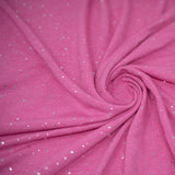 Foil Printed Stretch French Terry