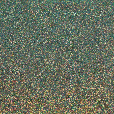 Stardust Chunky Glitter On Twill Polyester Fabric - Grey/Iridescent, 54" Width (1 Yard)