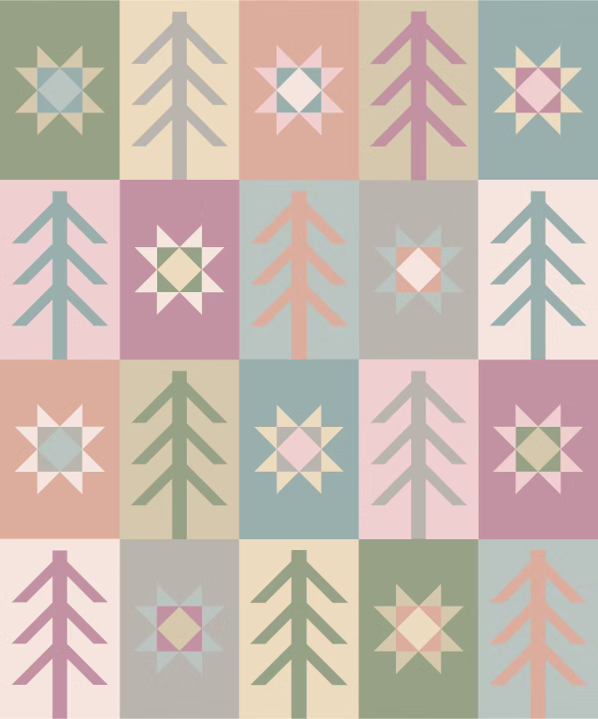 Stargrove Quilt Pattern Paper Booklet