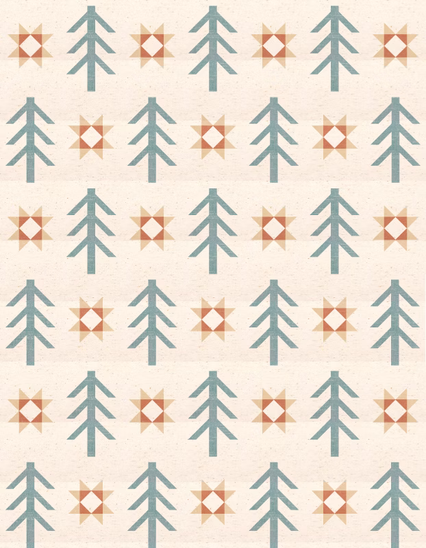 Stargrove Quilt Pattern Paper Booklet