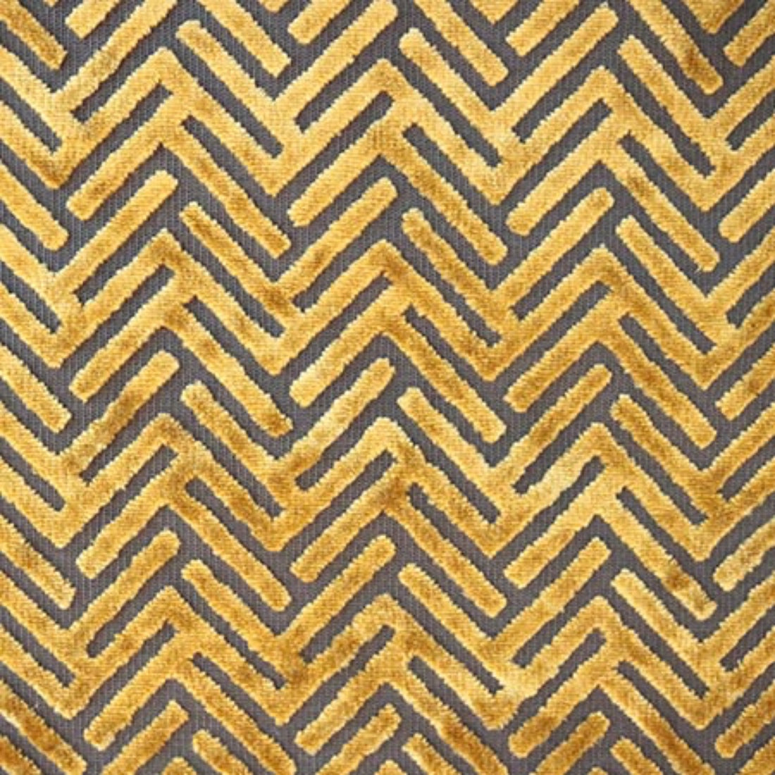 Burnout Velvet Upholstery Fabric Starlet Geometric Arrow Pattern