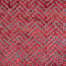 Burnout Velvet Upholstery Fabric Starlet Geometric Arrow Pattern