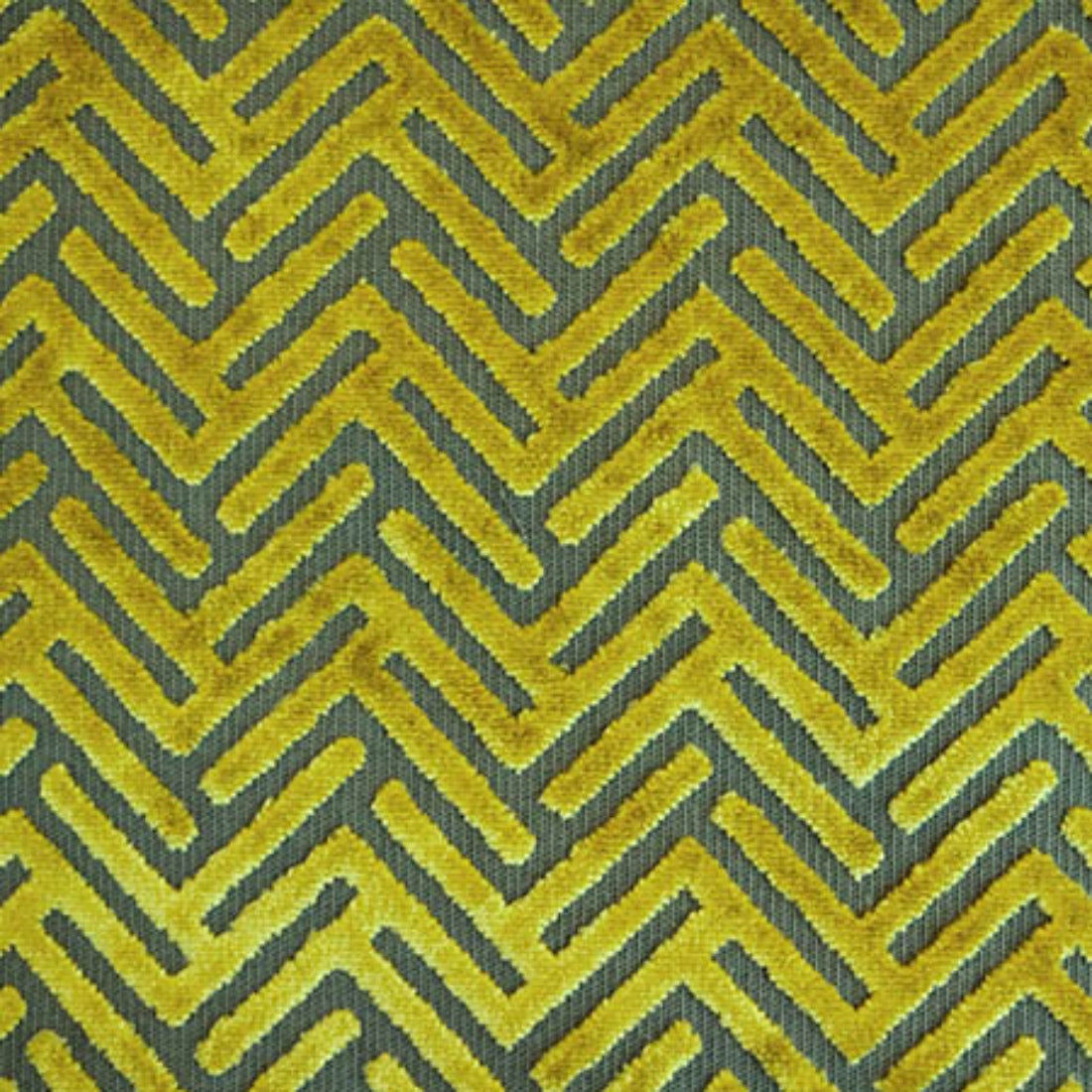 Burnout Velvet Upholstery Fabric Starlet Geometric Arrow Pattern