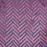 Burnout Velvet Upholstery Fabric Starlet Geometric Arrow Pattern