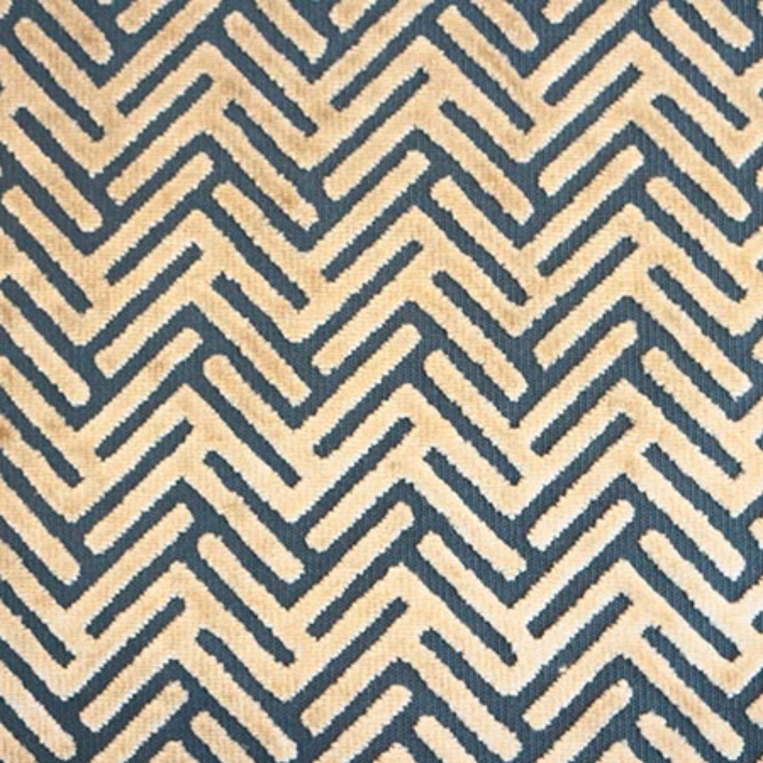 Burnout Velvet Upholstery Fabric Starlet Geometric Arrow Pattern