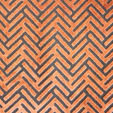 Burnout Velvet Upholstery Fabric Starlet Geometric Arrow Pattern