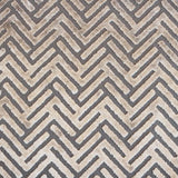 Burnout Velvet Upholstery Fabric Starlet Geometric Arrow Pattern
