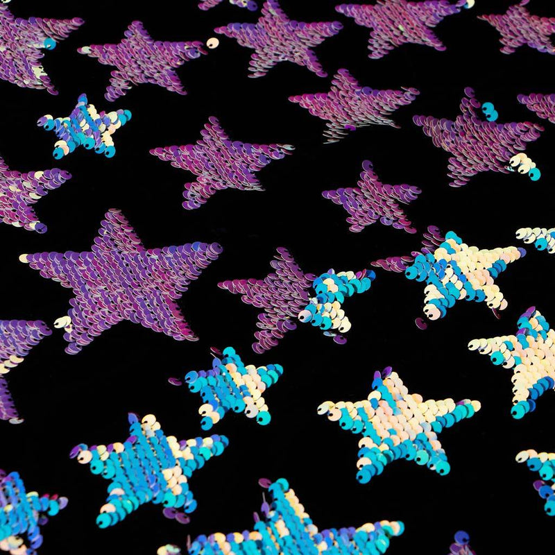 Stretch Velvet Flip Sequin Starlight