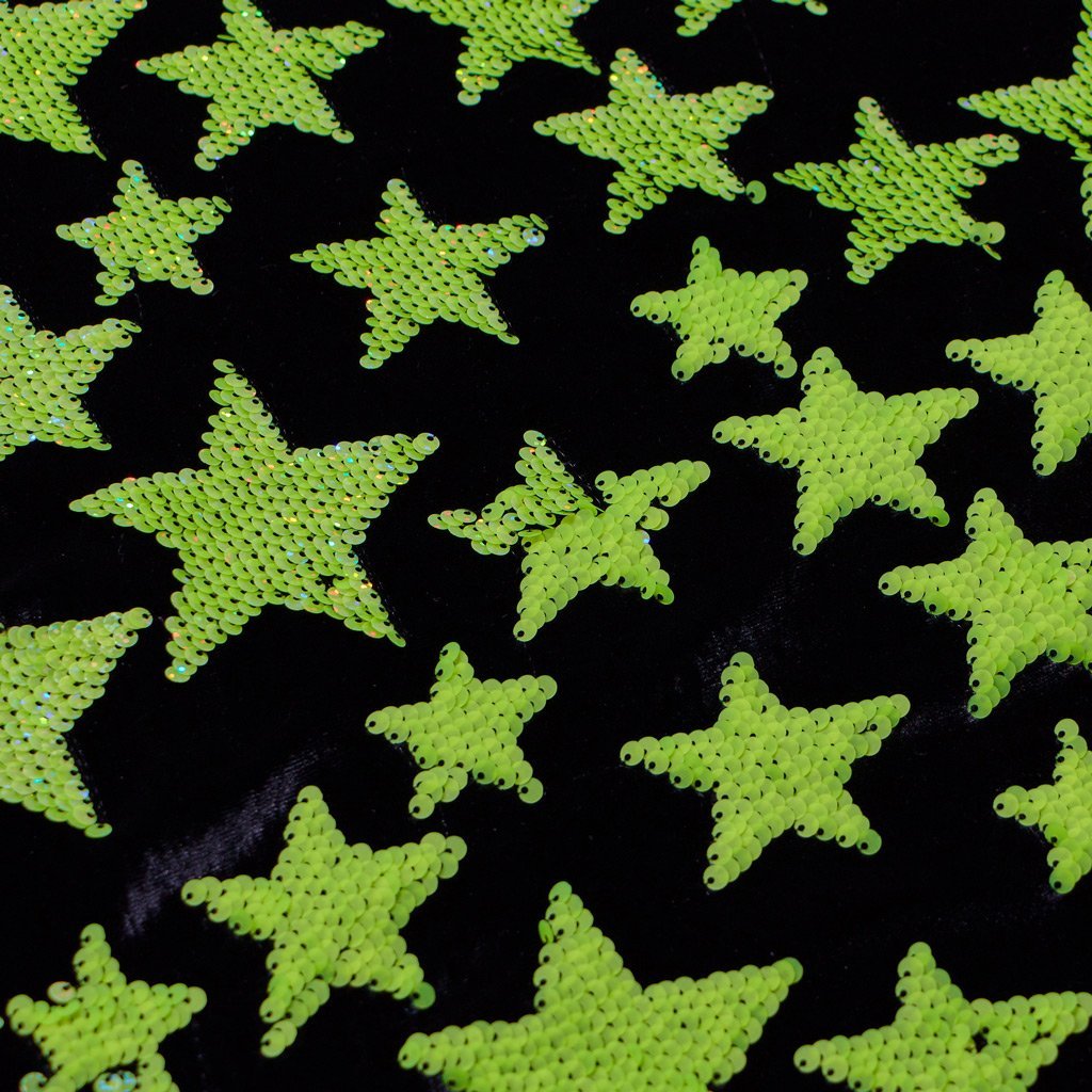 Stretch Velvet Flip Sequin Starlight