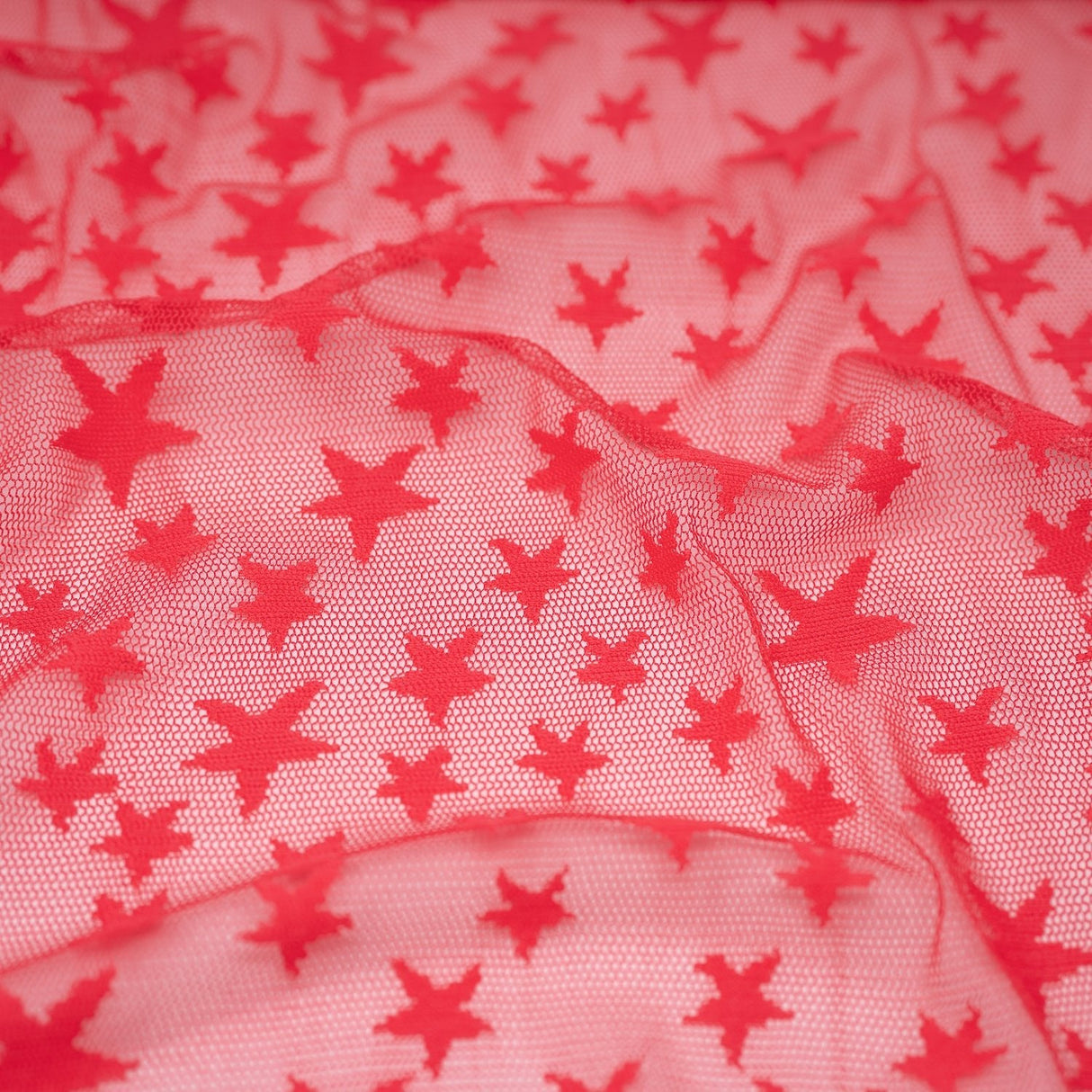 Stretch Lace Starry Knit Fabric