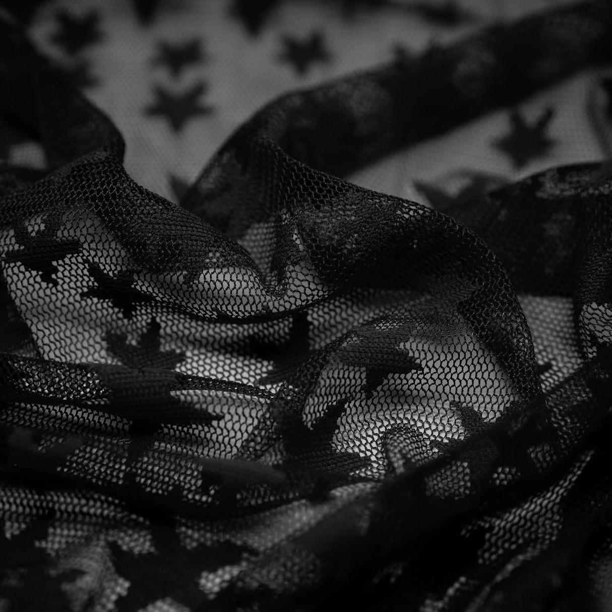 Stretch Lace Starry Knit Fabric