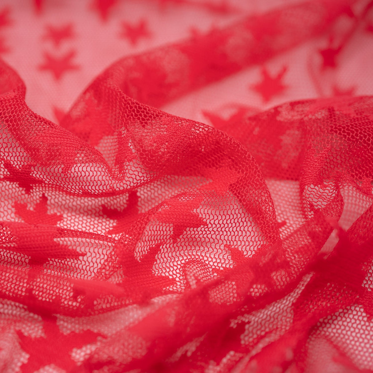 Stretch Lace Starry Knit Fabric