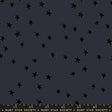 Cotton Print Starry New Charcoal 43/44 Fabric