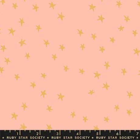 Cotton Fabric Starry New Peach 43/44"