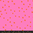 Cotton Starry Vivid Pink Fabric 43/44" Wide