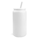 16 oz Stainless Steel Can - Powder Coated White
