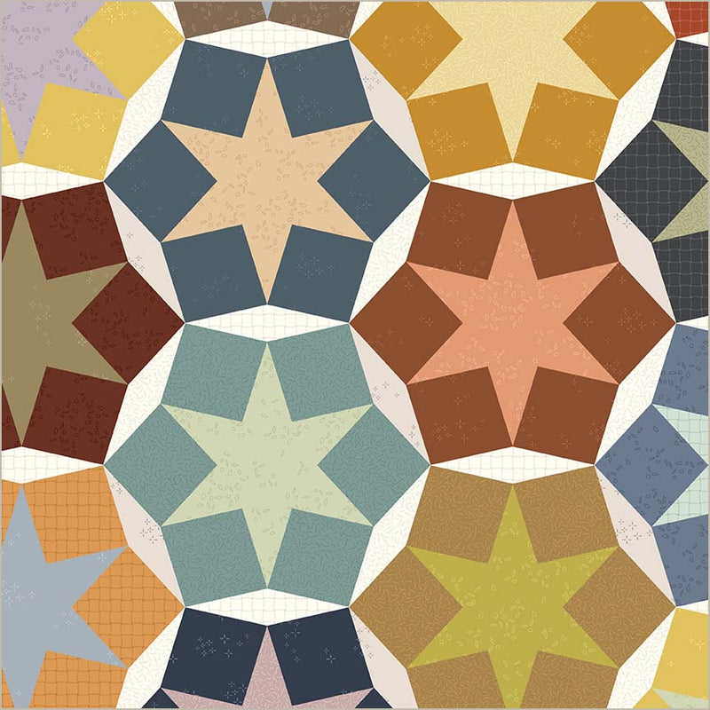 Cotton Wideback Fabric Stellar Dawn 108/109"