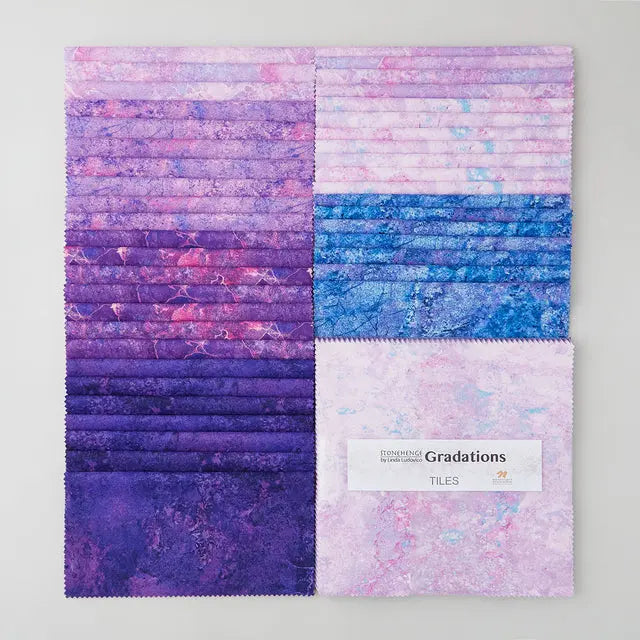Cotton Charm Pack Stonehenge Gradations II Mystic Tiles