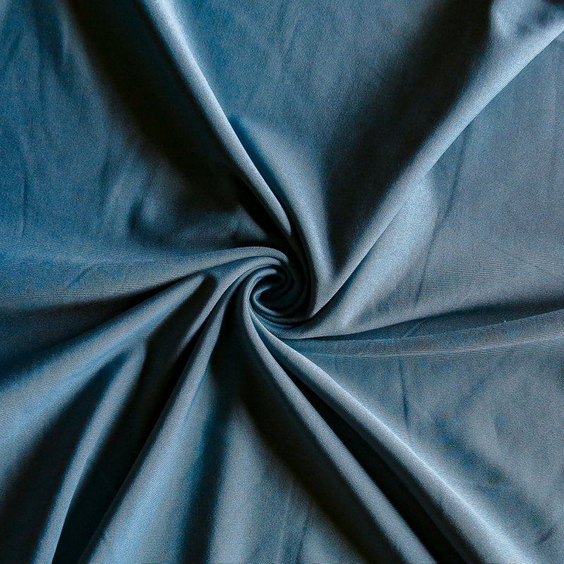 Dry-Flex Micropoly Lycra Jersey Knit Fabric - Stormy Blue/Grey