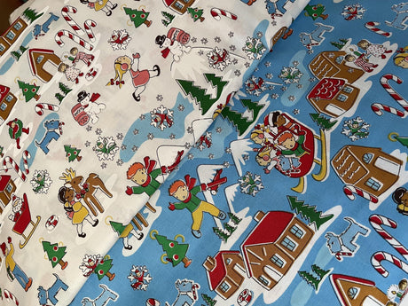 Quilting Cotton Candy Cane Lane Christmas Windham Fabrics