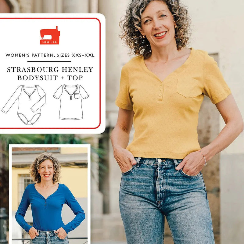Henley Bodysuit and Top Sewing Pattern
