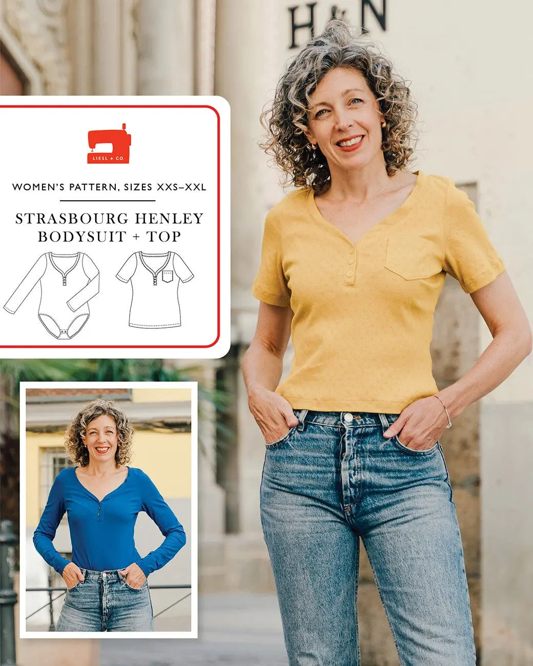 Henley Bodysuit and Top Sewing Pattern