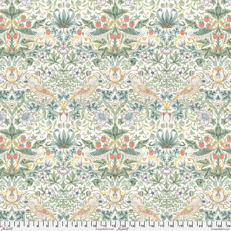 Quilting Cotton Strawberry Thief Olive William Morris