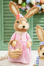 12.5" Gingham Bunny with Eggs