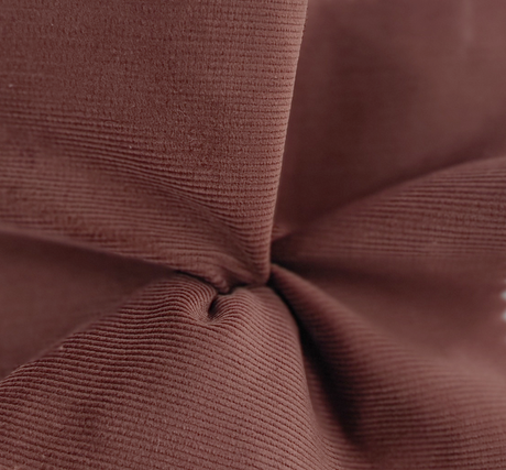 Stretch Corduroy Cotton Spandex Fabric - Brown Ribbed, 47/48" Width