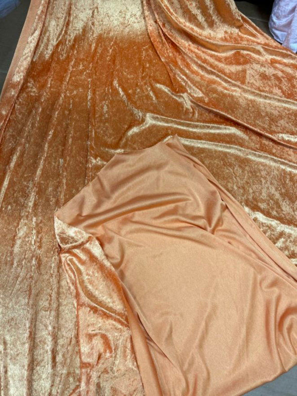 1 Yard Stretch Panne Velvet Velour Fabric for Loungewear & Dance 58/60" Width