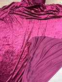 1 Yard Stretch Panne Velvet Velour Fabric for Loungewear & Dance 58/60" Width