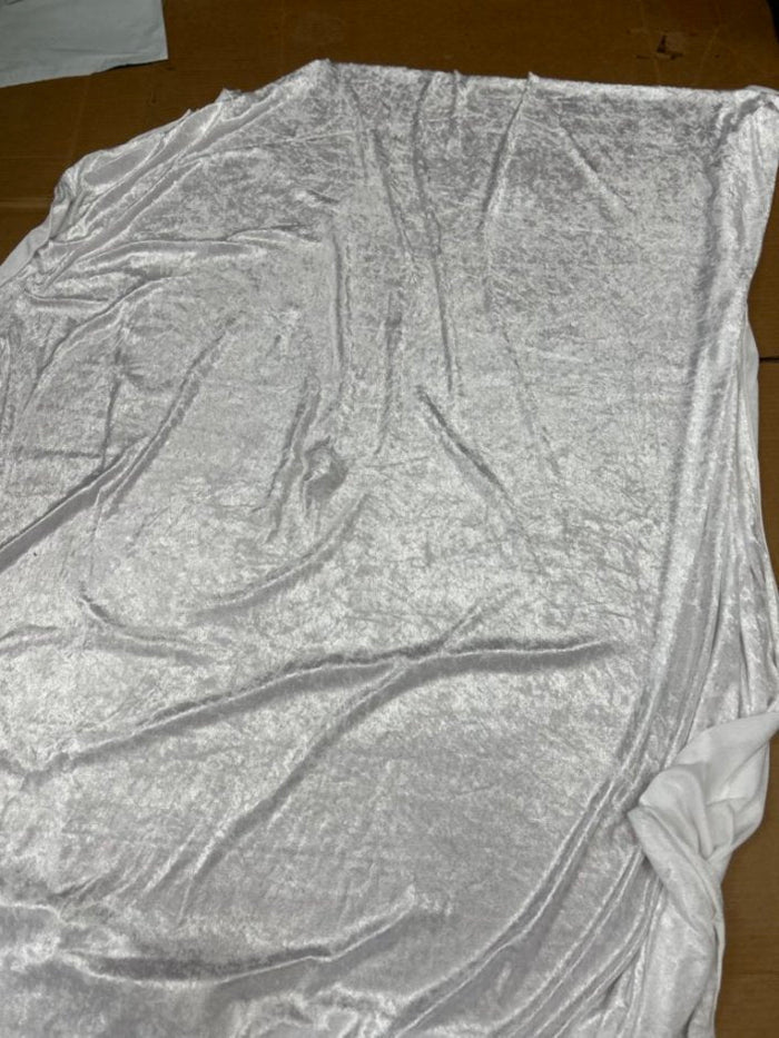 1 Yard Stretch Panne Velvet Velour Fabric Soft Shiny Knit for Apparel & Costumes