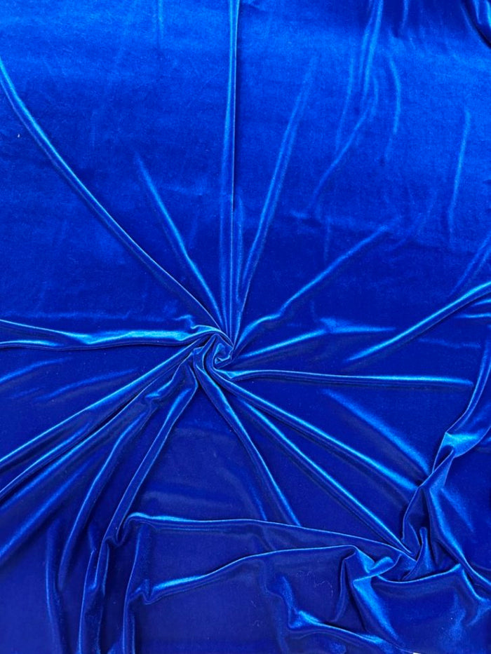 1 Yard Stretch Velvet Fabric Soft Durable Polyester Spandex for Upholstery & Event Decor
