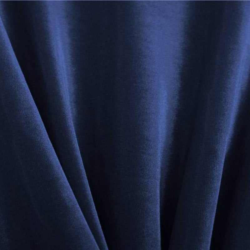 1 Yard Stretch Velvet Solid Royal Fabric Soft Medium Weight for Apparel 58/60 Inches Wide