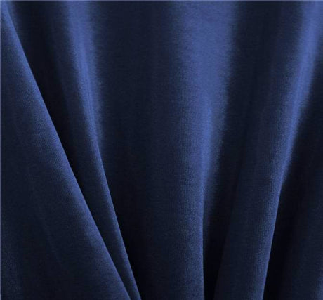 Stretch Velvet Solid Royal - Royal, 58/60" Width