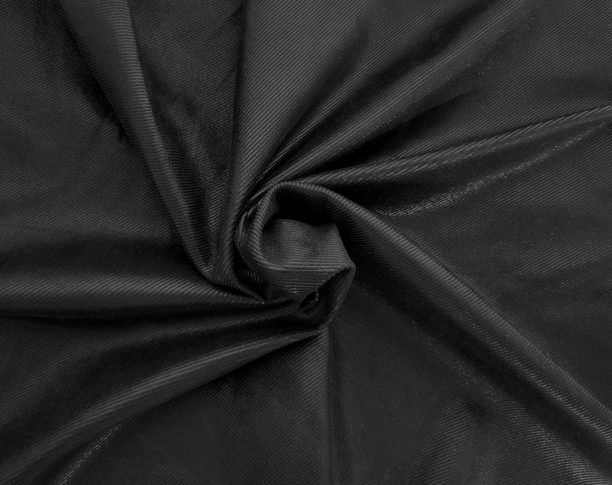 Vegan Soft Leather Black Stripe