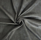 Stretchy Vegan Soft Leather Dark Gray