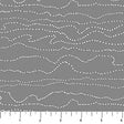 Cotton Print Strings Gray Dewfall 44/45 Fabric