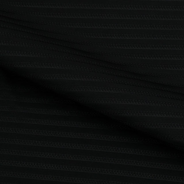 Stripe Jacquard Stretch Mesh Fabric