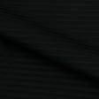 Stripe Jacquard Stretch Mesh Polyester Spandex Fabric - Black, White Stripe, 58" Width (1 Yard)