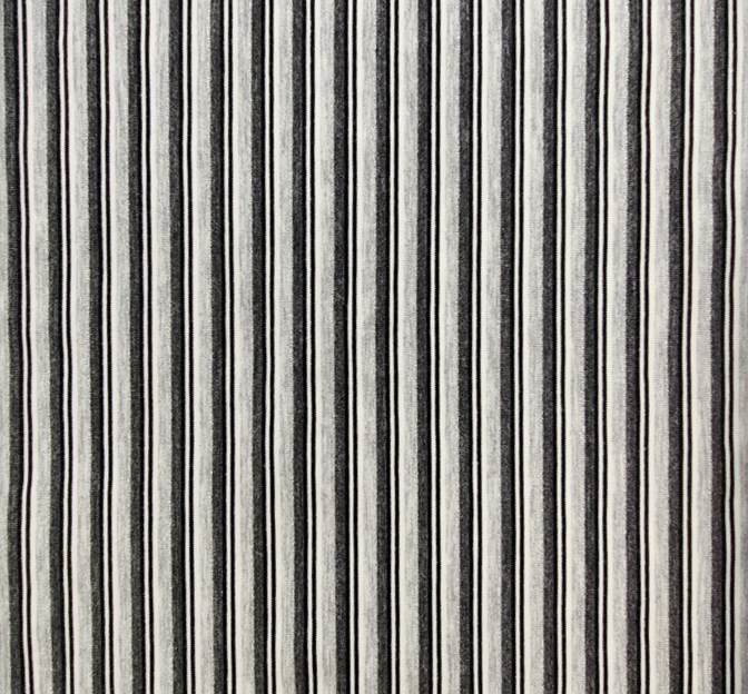 Stripe Lurex Knit D251 Polyester Rayon Lurex Spandex Fabric - Grey/Heather/Silver Stripe, 56/57" Width
