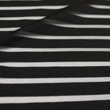 Striped Stretch Mesh Fabric