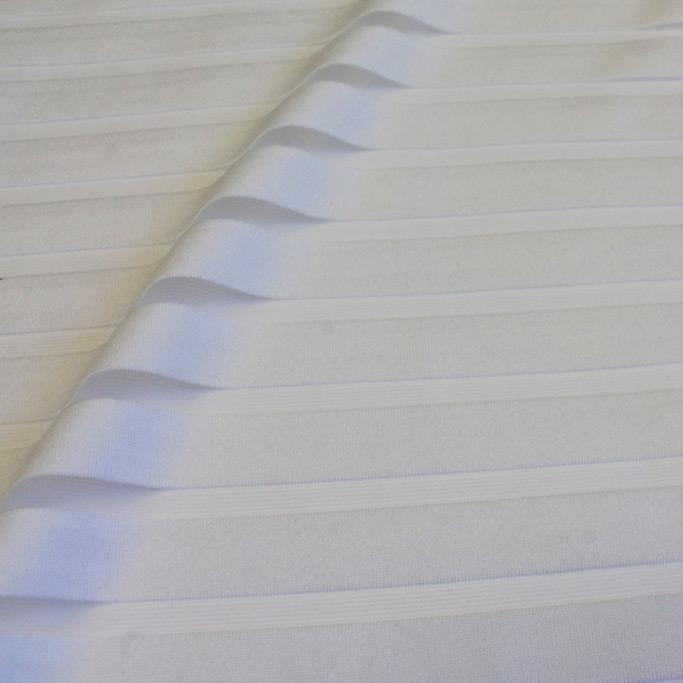 Striped Stretch Mesh Fabric