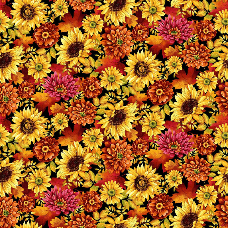 Quilting Cotton Seeds of Gratitude Floral Studio E