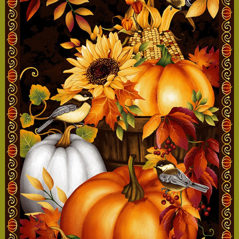 Fabric Panel 24x44 Inch Seeds of Gratitude Studio E