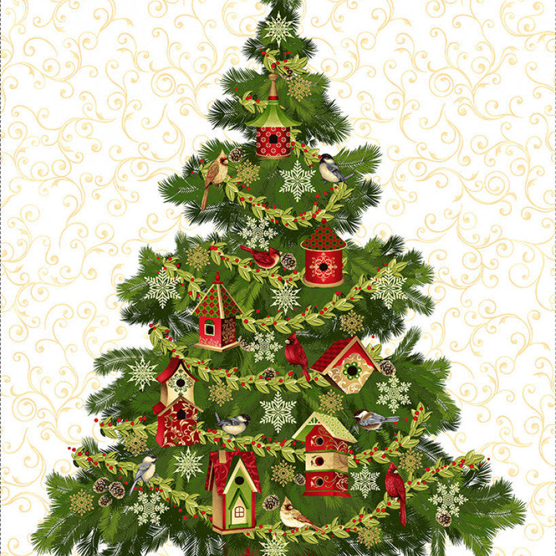 Fabric Panel Tis the Season Christmas Studio E